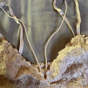 Free people bralette in soft muted pink